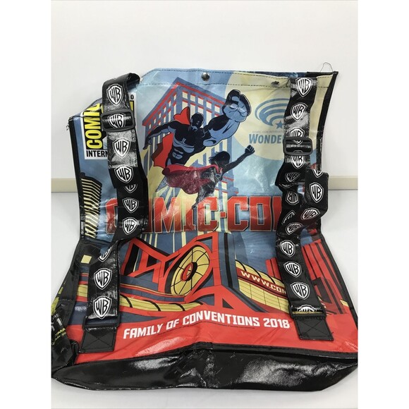 Comicon 2018 2019 Swag Tote Bag Backpack Lot Of 2 - Picture 3 of 4